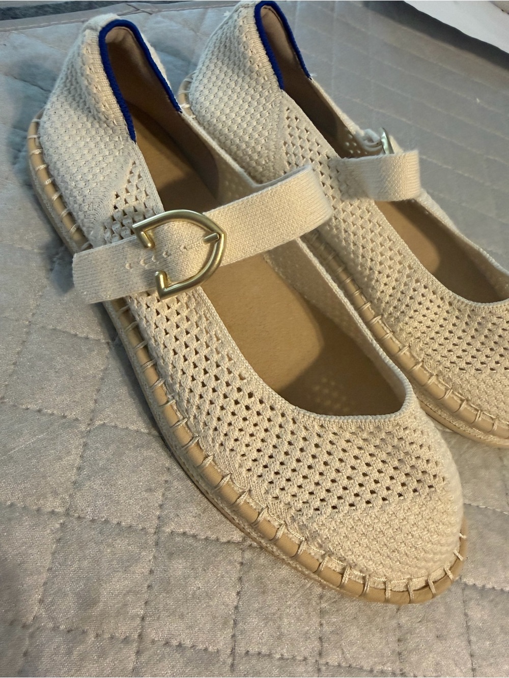 Rothy’s Jasmine Espadrille Mary Jane - Size 9.5 New Without Box - Picture 3 of 9